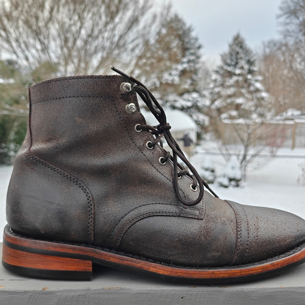 Thursday Men's Brown Leather Boots Size 13 - Picture 3 of 8